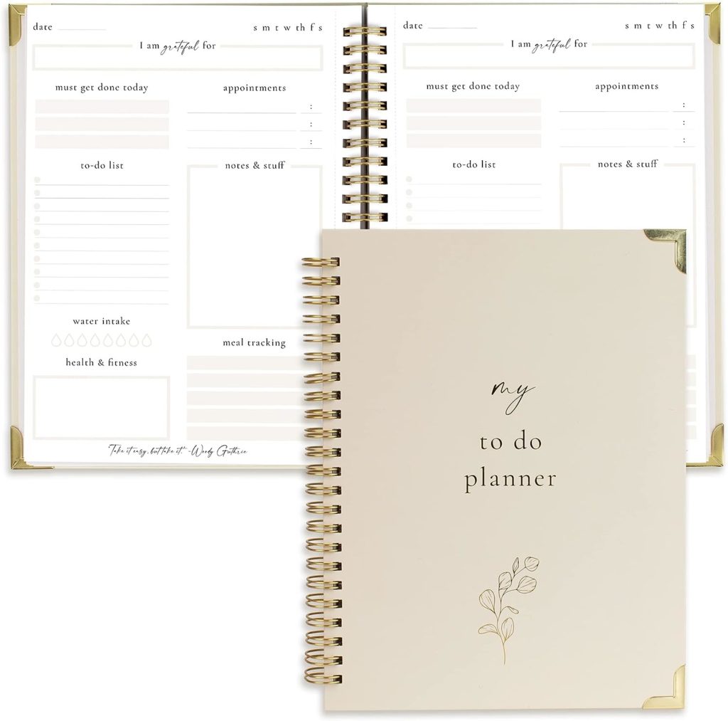aesthetic daily planner as a practical gift
