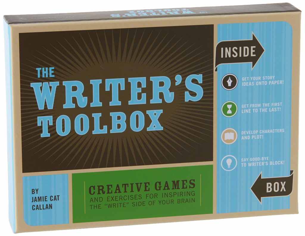 The Writer's Toolbox that features creative games for writing inspiration