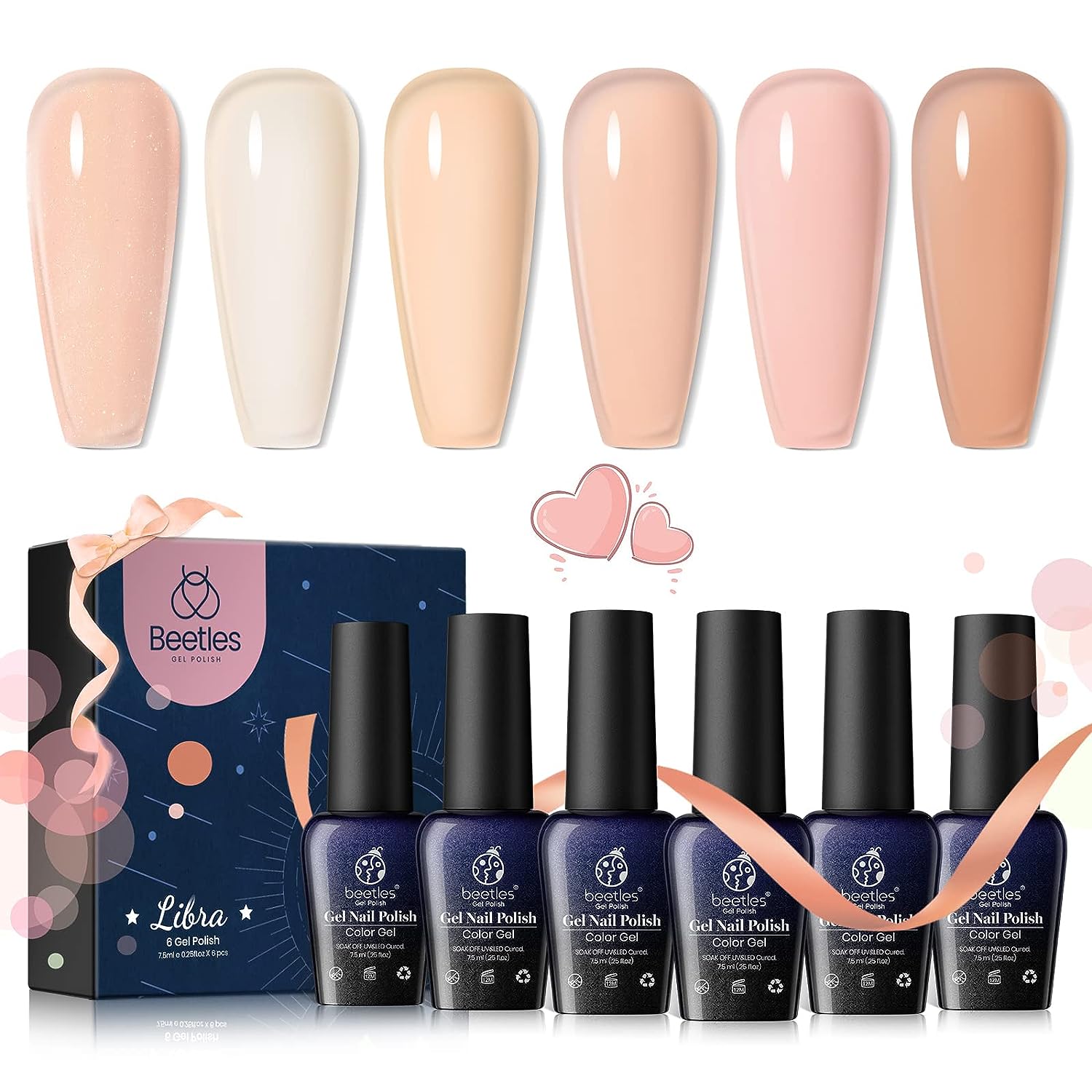 Beetles gel nail polish in colors designed for Libra