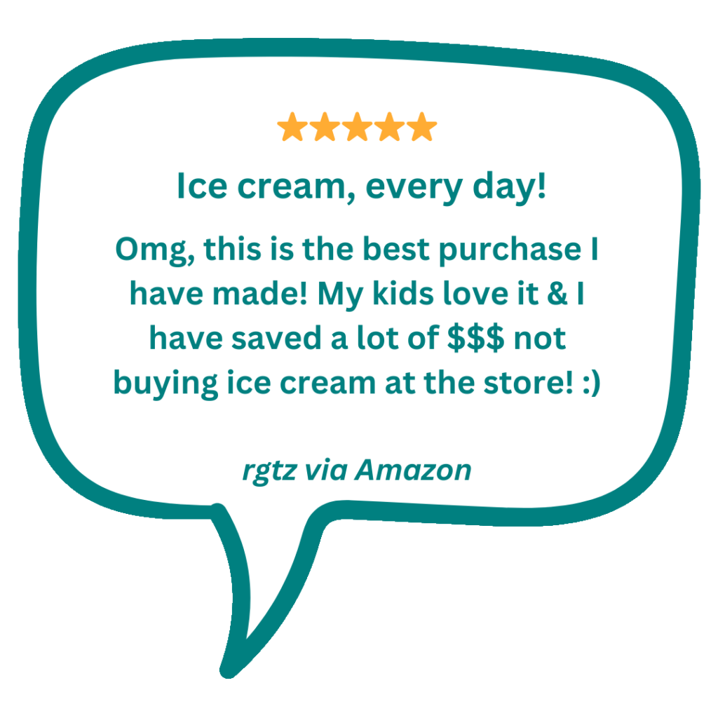 Five star review of the Ninja CREAMi ice cream maker