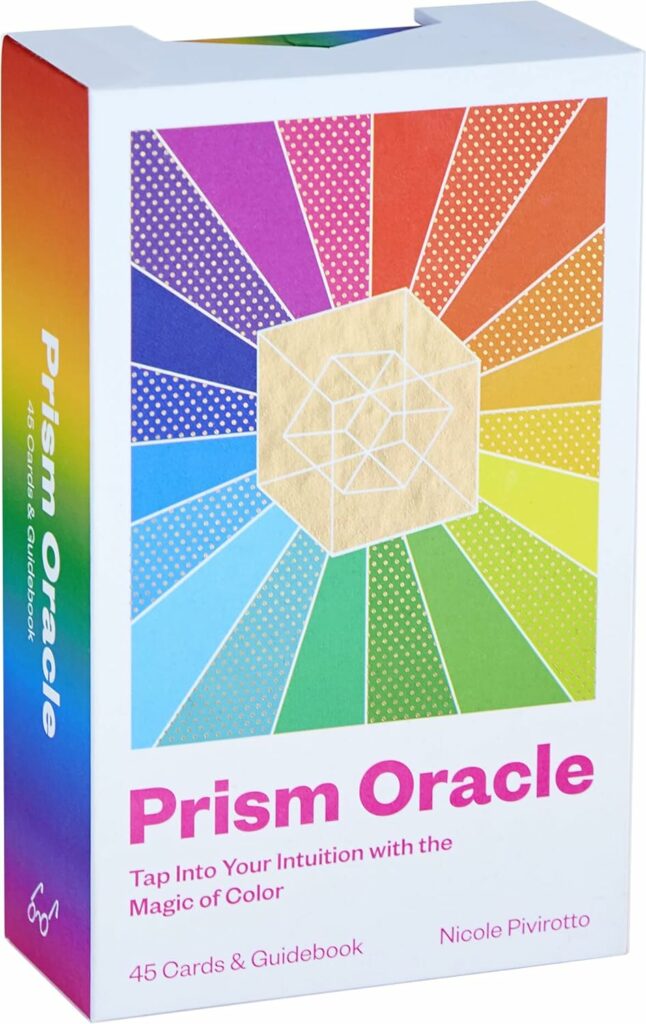 Prism Oracle Deck that helps you discover the power of color in your intuition