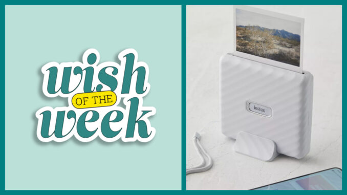 Elfster Wish of the Week Fujifilm Smartphone Printer from Urban Outfitters