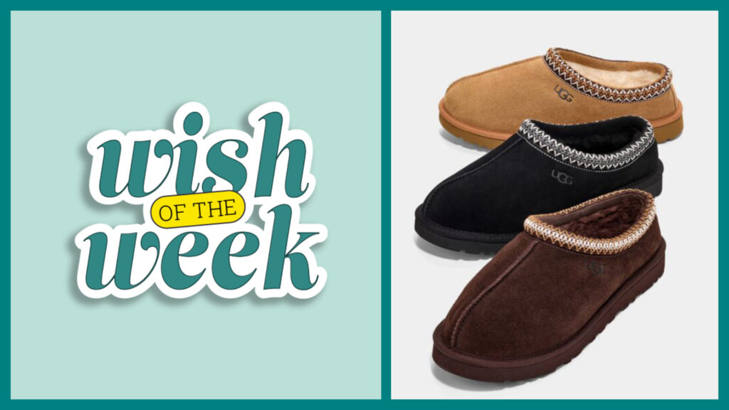 Win a pair of UGG brand Tasman Slippers in Elfster's Wish of the Week Giveaway