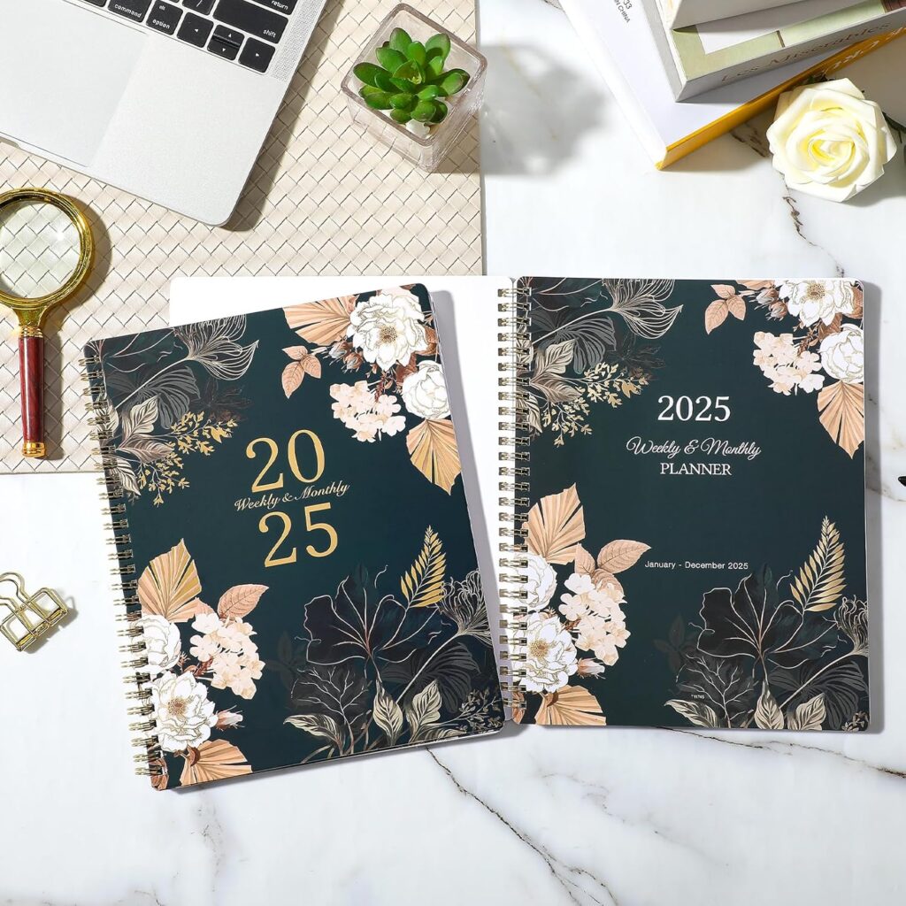 2025 planner botanical planner book for practical Capricorn gift