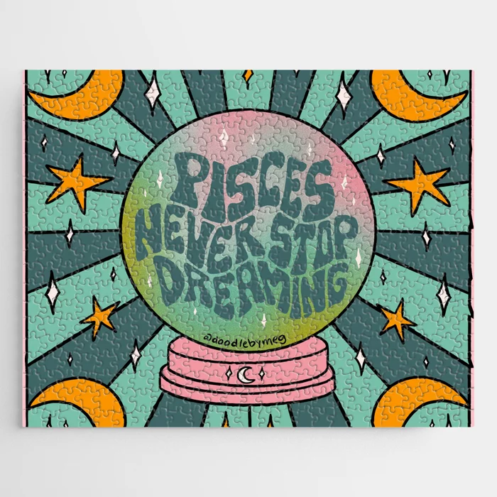 Pisces never stop dreaming puzzle