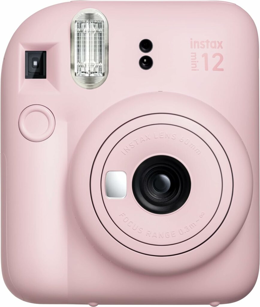 Instax Mini 12 Instant Camera in pink for Mother's Day