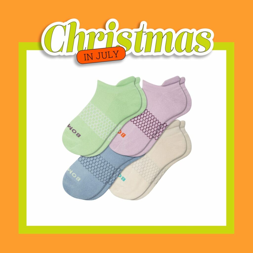 Win a Bombas Ankle Sock 4-Pack in Elfster's Christmas in July Giveaway