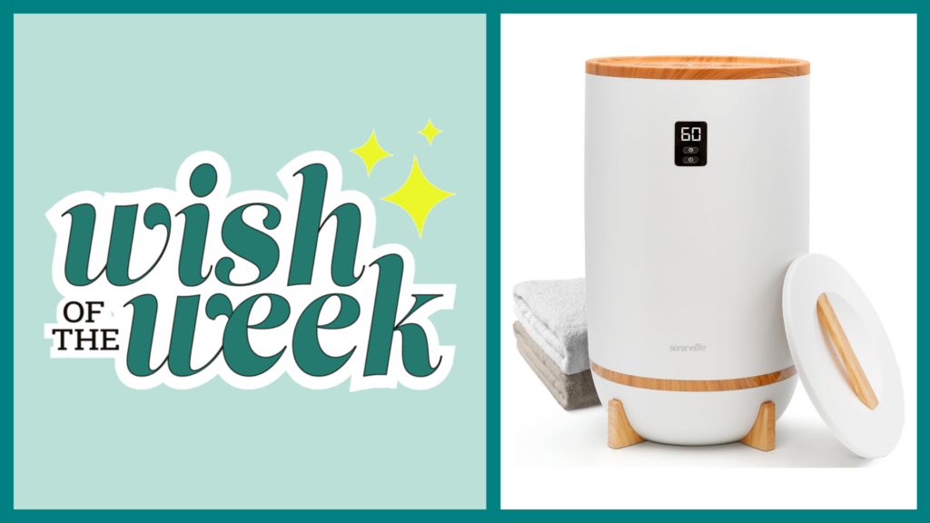 Win a Towel & Blanket Warmer in Elfster's Wish of the Week giveaway