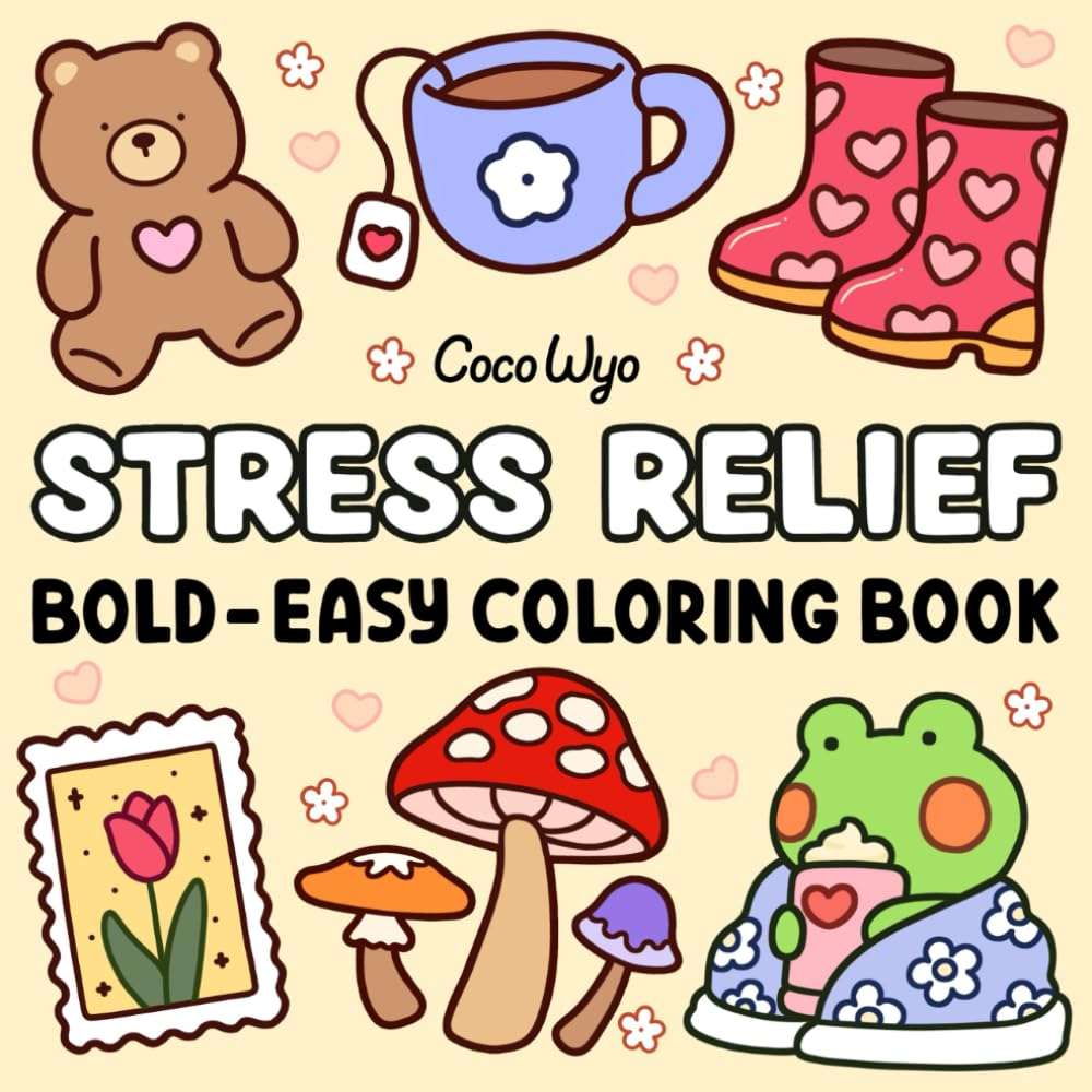 Stress Relief Coloring book